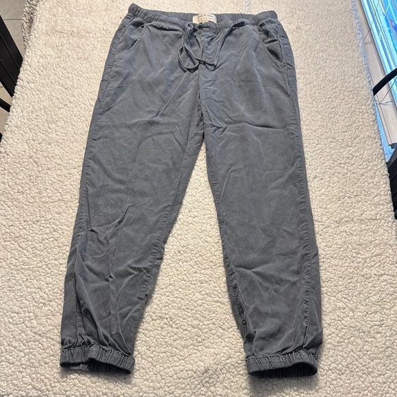 Cloth & Stone Gray Joggers with Elastic Waistband and Relaxed Fit - Picture 1 of 3